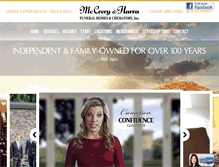 Tablet Screenshot of mccreryharra.com